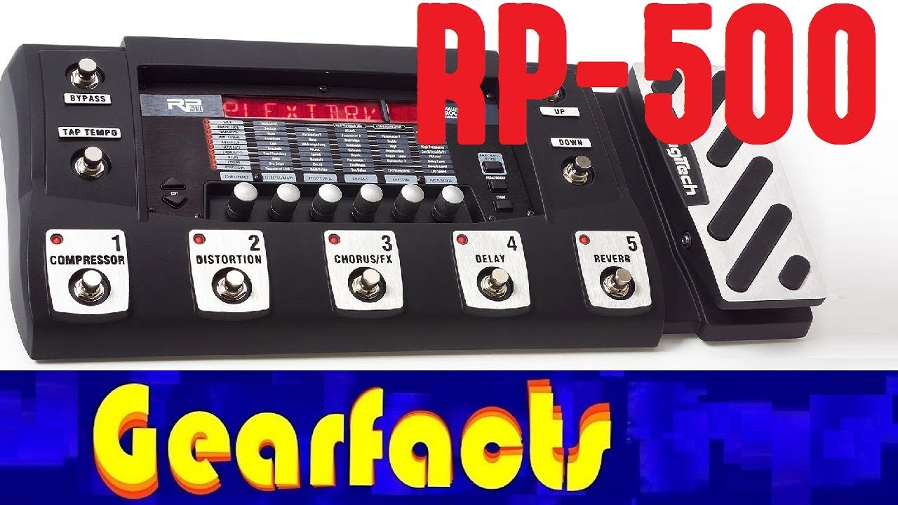 Digitech RP-500 multi effects, revisited. Still great. - YouTube