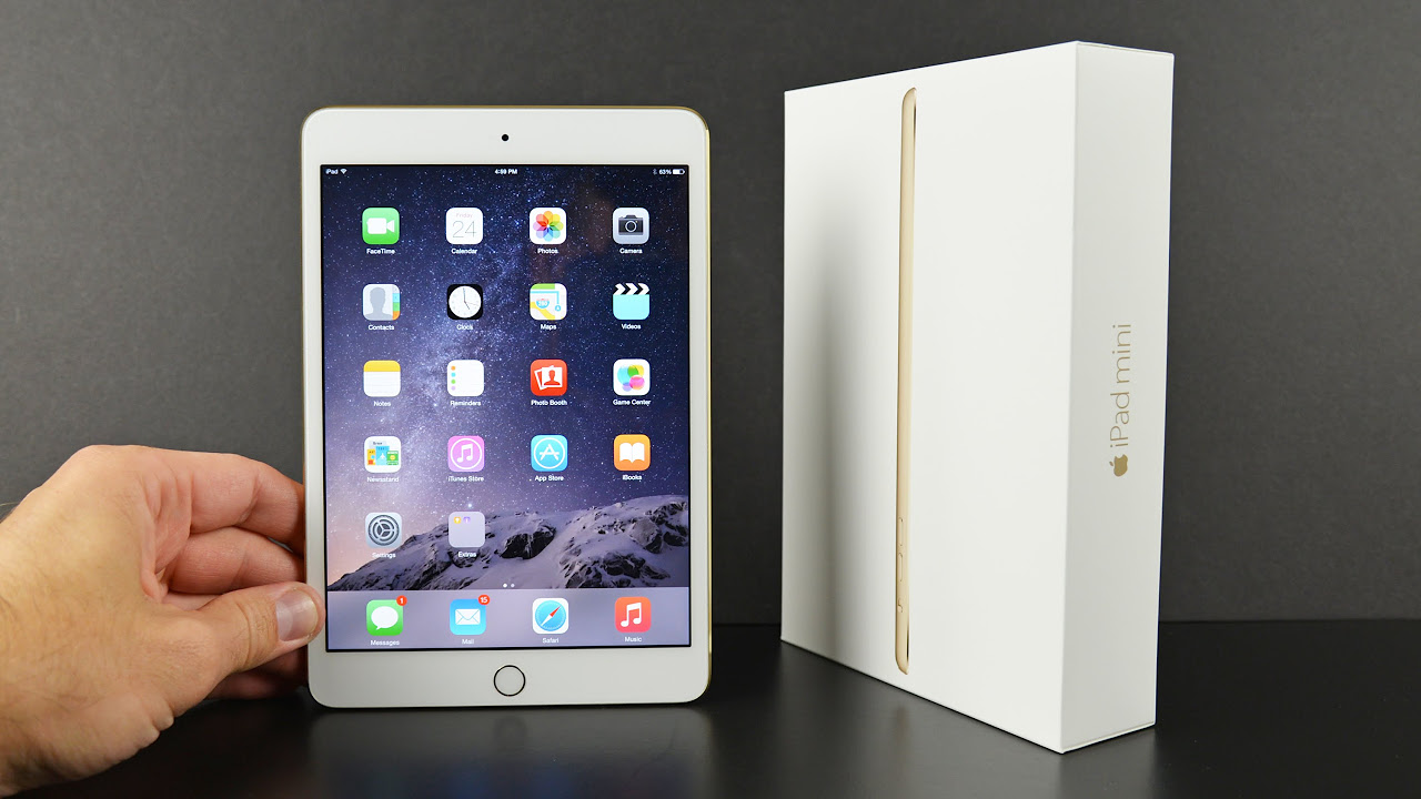 Apple iPad mini 3: Unboxing & Overview - YouTube