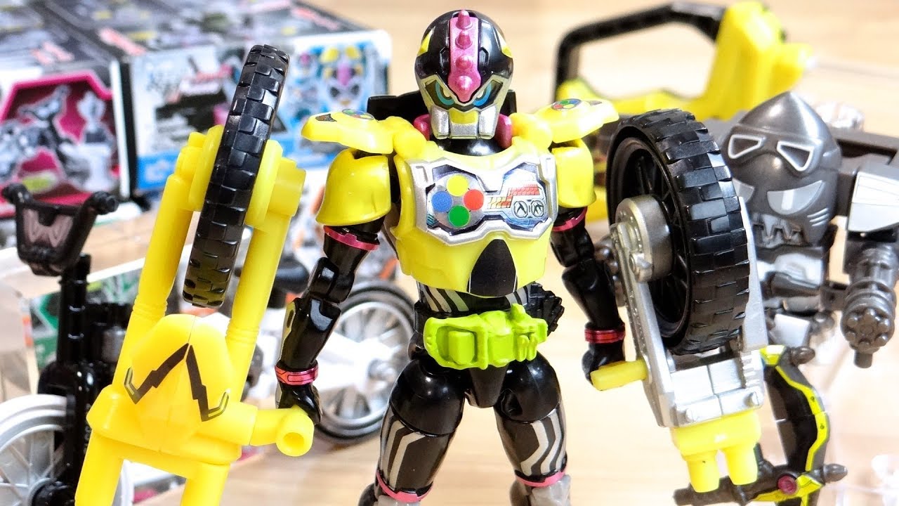 Laser is wearing a bike?! Shodo STAGE 10 Kamen Rider Laser Turbo