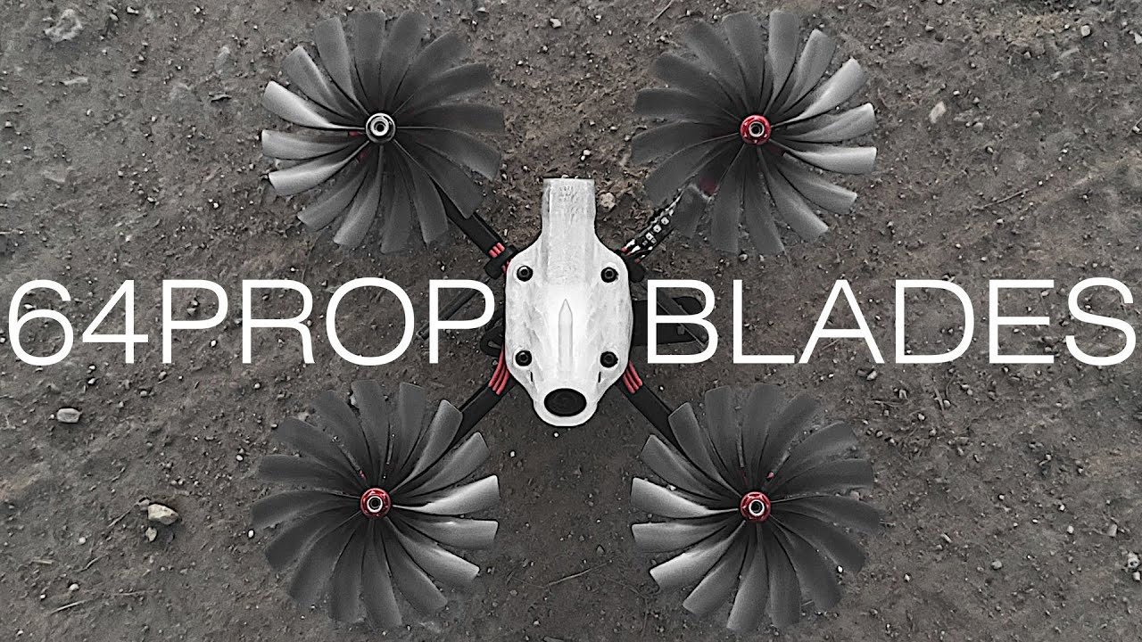 Quadmovr、64枚ものプロペラを持つFPVレーシングドローン。驚くべき