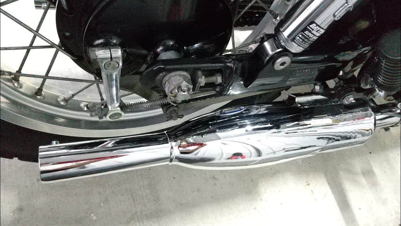 W650 トライアンフフルエキマフラー 全域でパワーアップ 廃盤 青