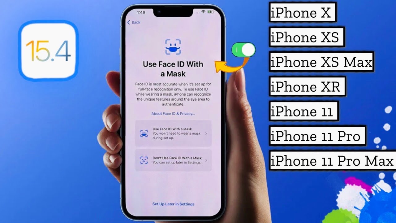 NEW MASK ID feature On iPhone X, 11, XS And XR - How to enable