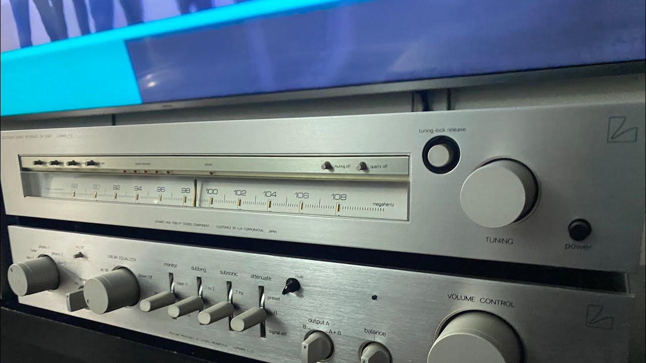 Luxman T-12 Tuner *Rare #luxman #tuner #vintageaudio #stereo - YouTube