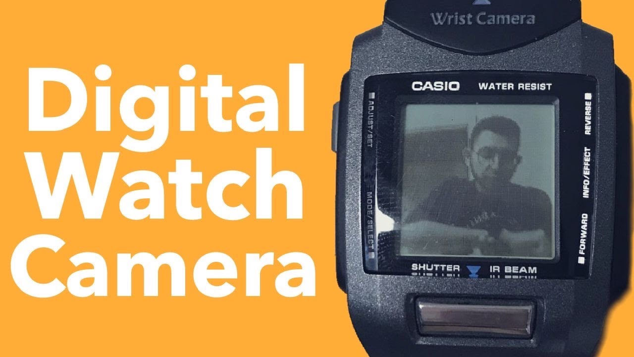 Casio Watch Digital Wrist Camera WQV-1 2220 Module Retro Tech