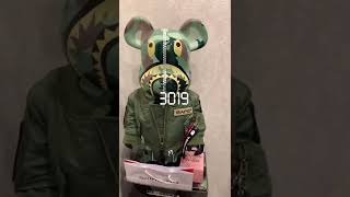 Be@rbrick My First Bearbrick Baby Space Version 1000% Black Toy