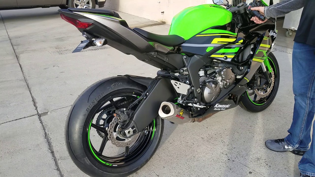 Kawasaki ZX6-R Cat-Back Slipon Titanium Exhaust