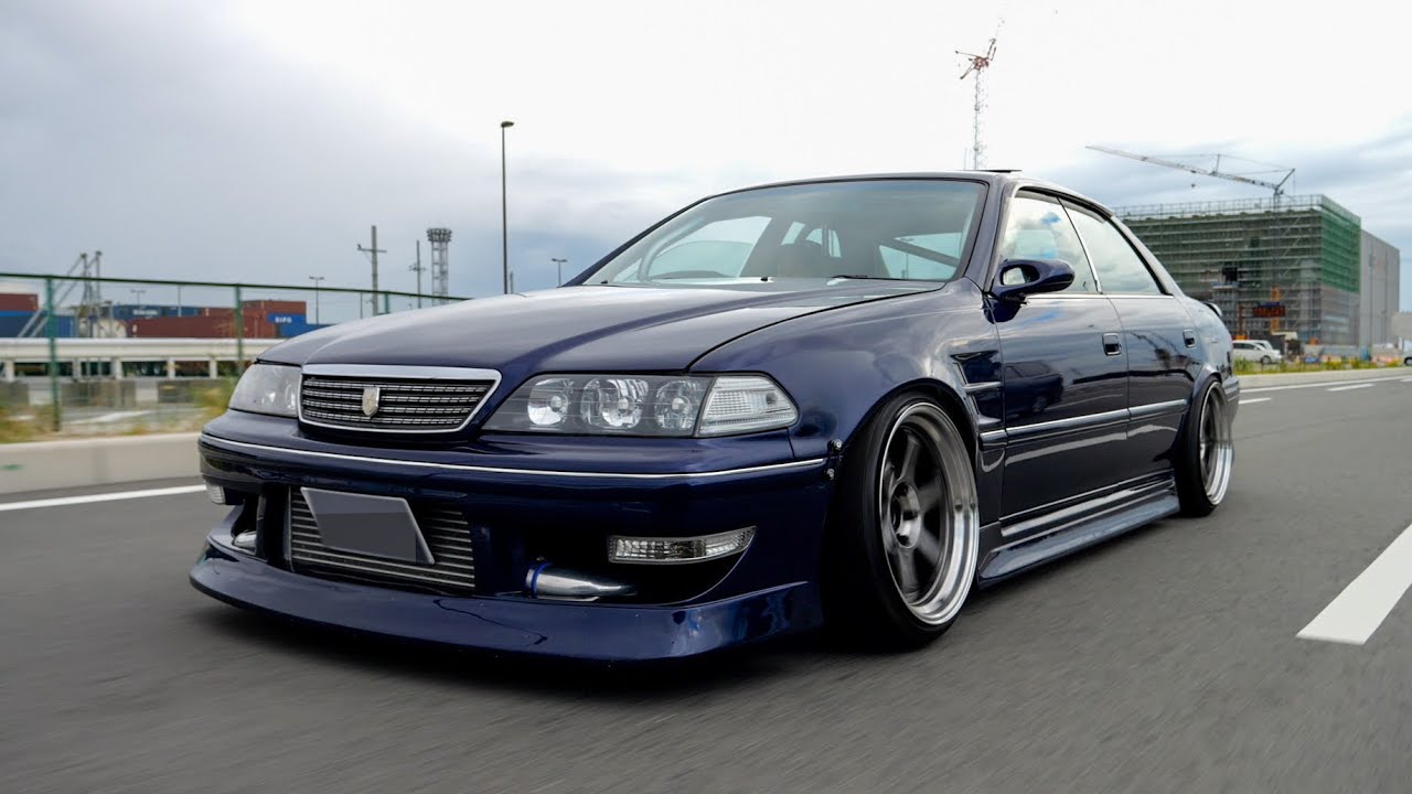 The 1JZ sound is amazing! This Toyota JZX100 Mark II Tourer V is