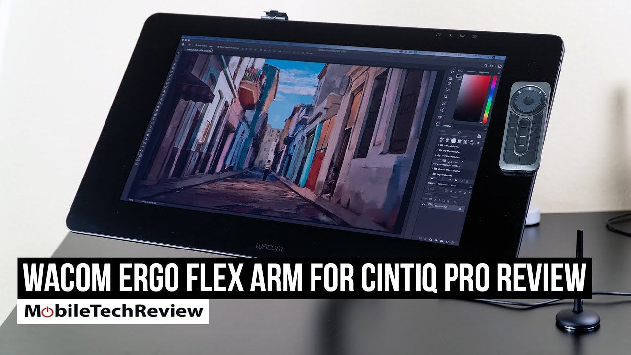 Wacom Ergo Flex Arm for Cintiq Pro 24 & 32 Review - YouTube