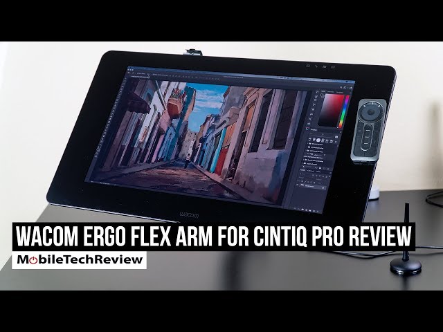 Wacom Ergo Flex Arm for Cintiq Pro 24 & 32 Review - YouTube
