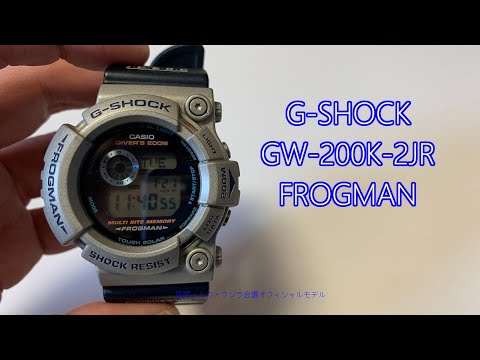 CASIO G-SHOCK GW-200K-2JR FROGMAN【国際イルカ・クジラ会議