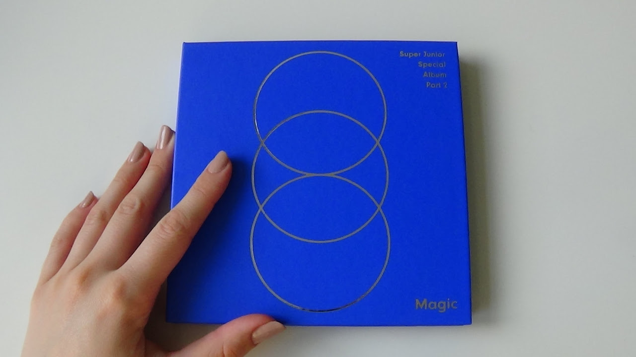 Unboxing Super Junior 슈퍼주니어 Special Album Part 2 MAGIC - YouTube