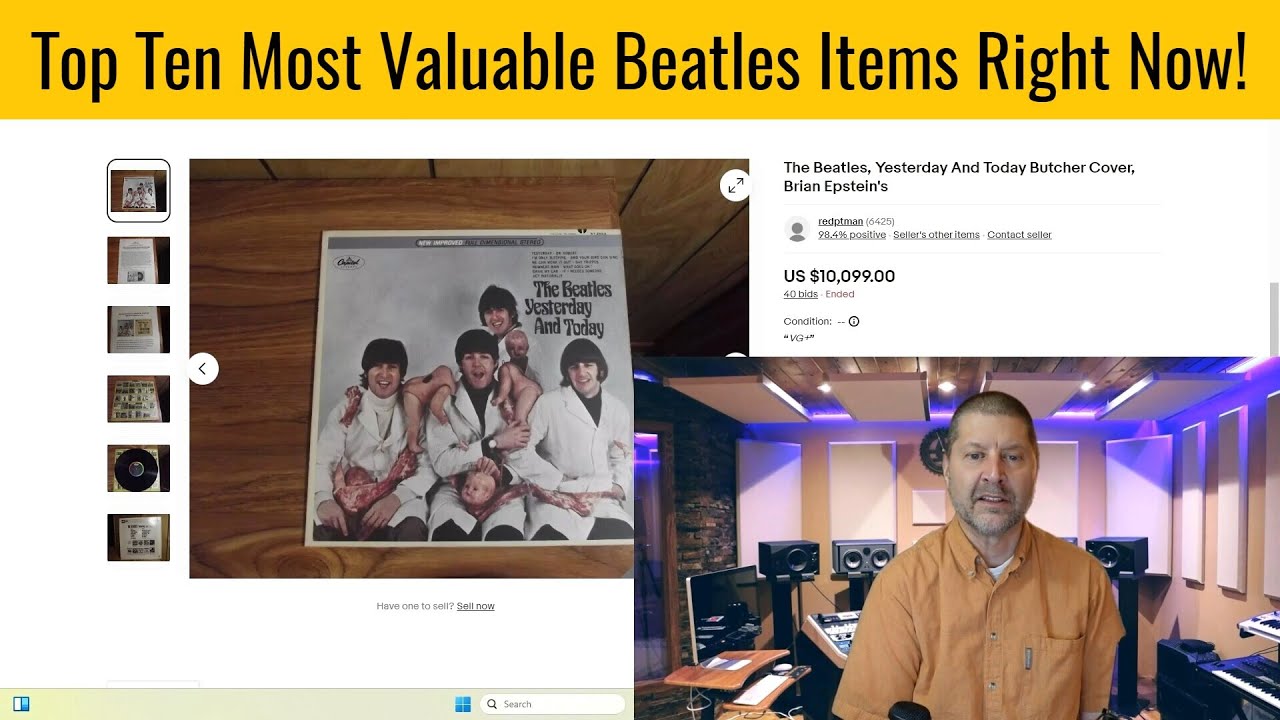 Top Ten Most Valuable Beatles Items Right Now That You May Own