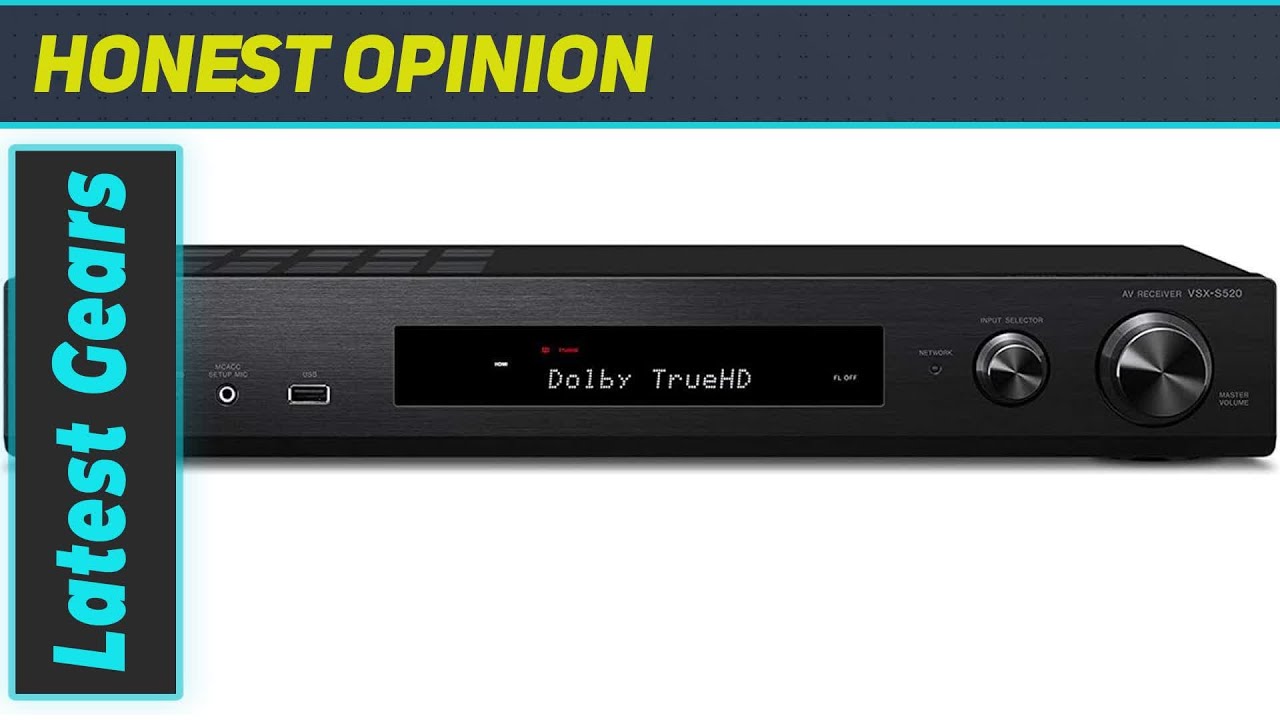 Pioneer VSX-S520 Slim Home Audio and Video Receiver - Unboxing and