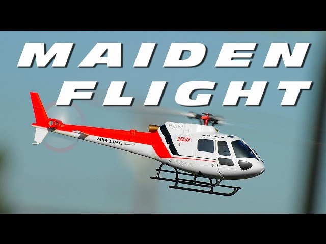 WLToys V931 AS350 3D Helicopter - Maiden Flight! :) - YouTube