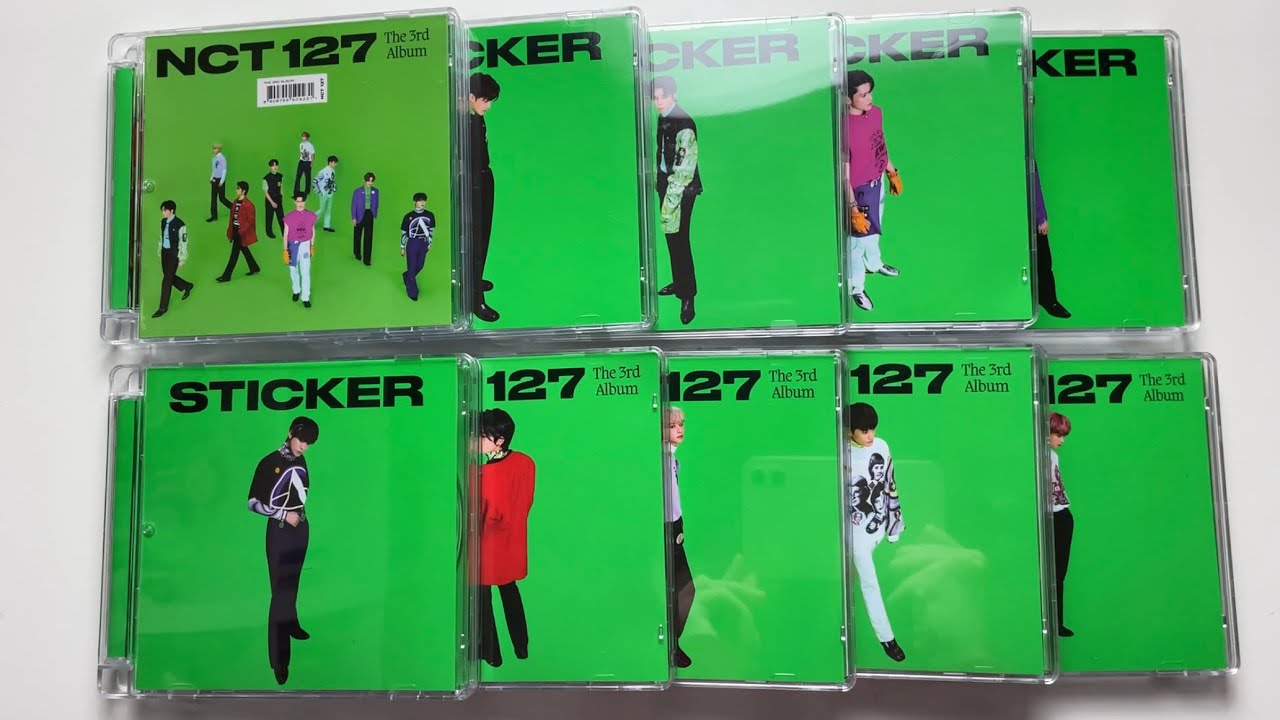 ♡Unboxing NCT 127 엔시티 127 3rd Studio Album Sticker 스티커 (All