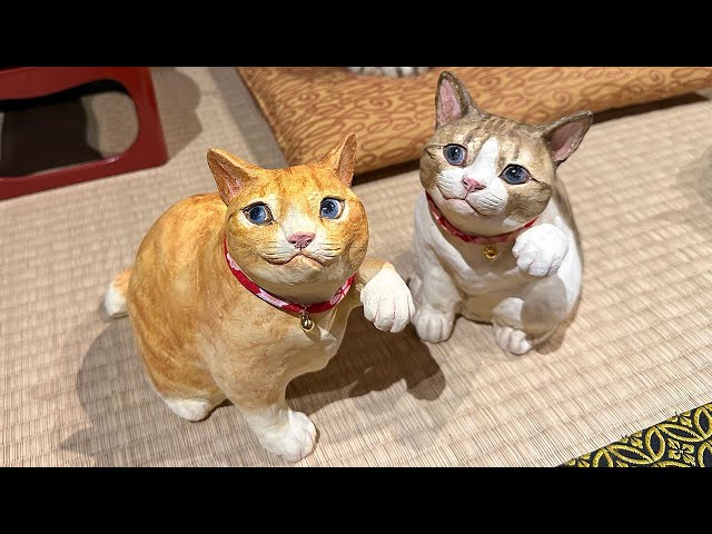 ホテル雅叙園東京 文化財「百段階段」が猫づくし？！ - YouTube