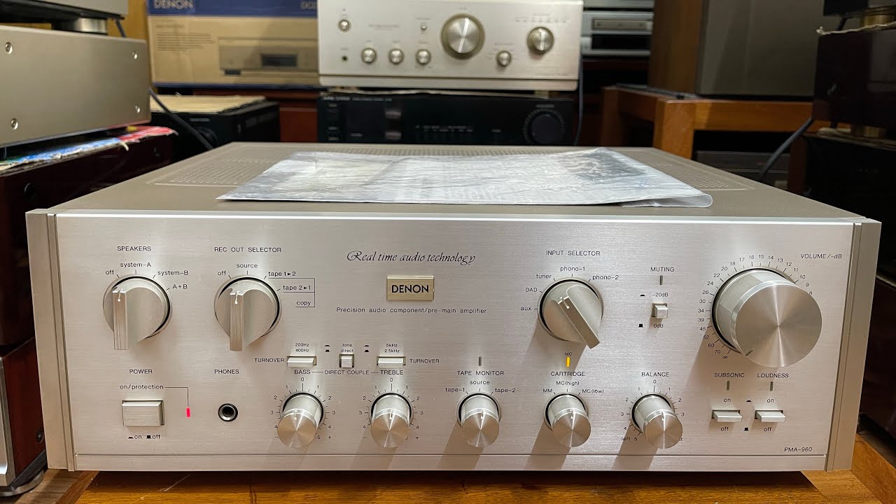 Amply Denon Pma-960 nguyên zin nguyên bản hoạt động hoàn hảo, giá