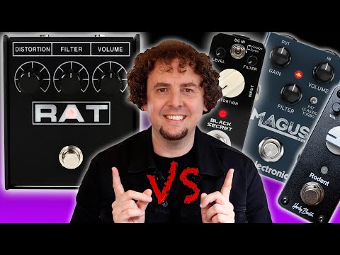 The best cheap Rat pedal clones from $20 up! ProCo Rat 2 vs Mooer