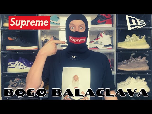 SUPREME FW21 WEEK 17 X NEW ERA BLACK BOGO BALACLAVA REVIEW + TRY