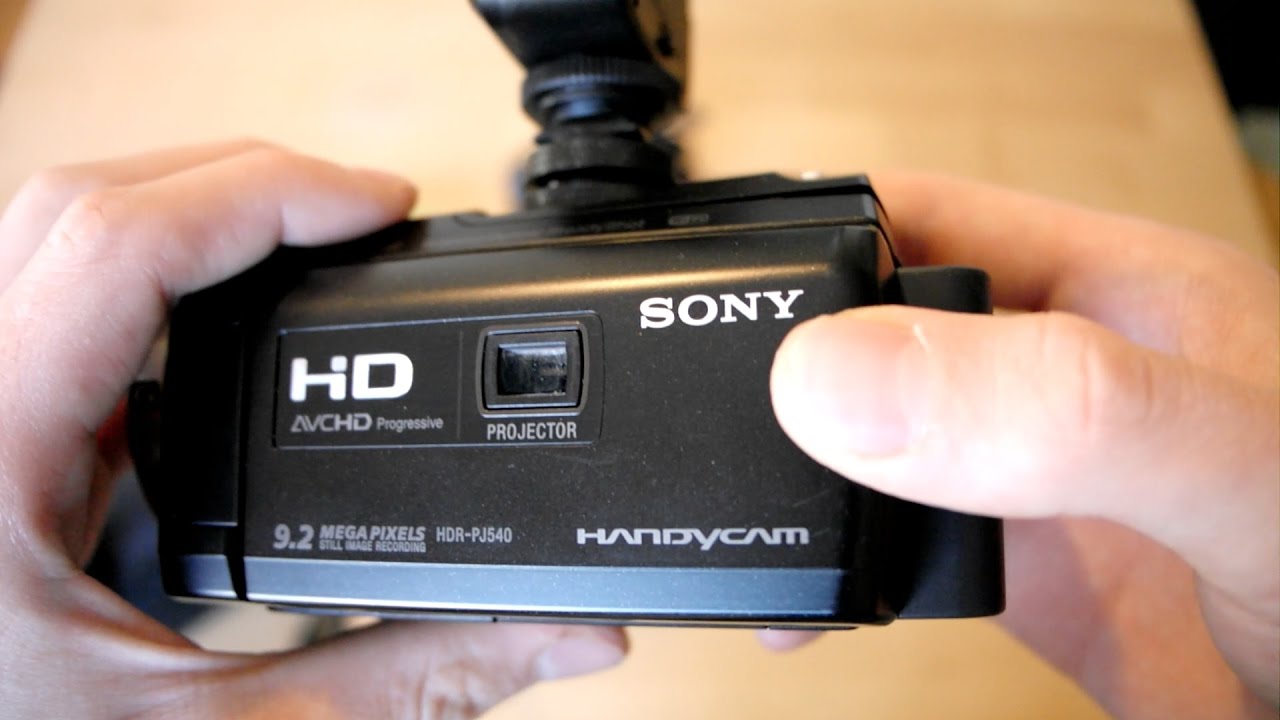 Full Review & Unboxing: Sony HDR-PJ540 - YouTube