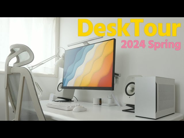 デスクツアー】白デバイスで作る “快適なデスク周り” 全部見せます