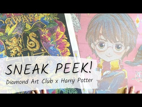 Harry Potter x Diamond Art Club Sneak Peek x2! They're finally