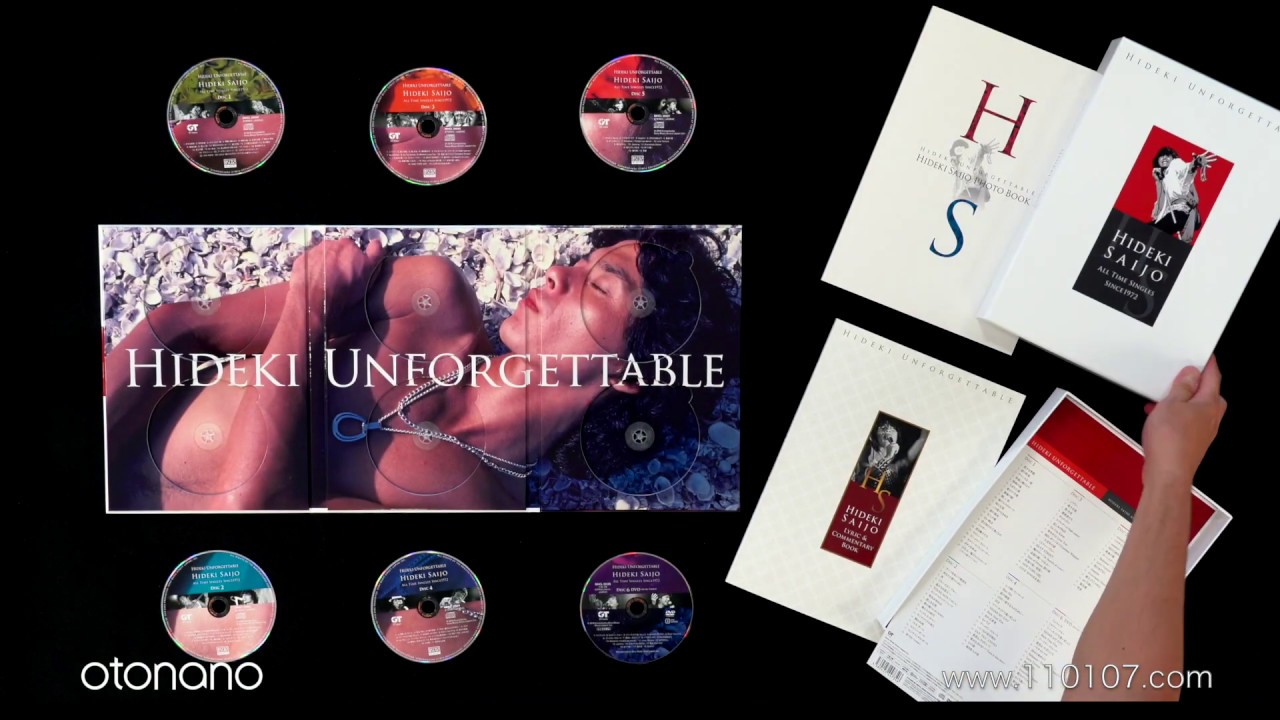 HIDEKI UNFORGETTABLE-HIDEKI SAIJO ALL TIME SINGLES SINCE1972【完全