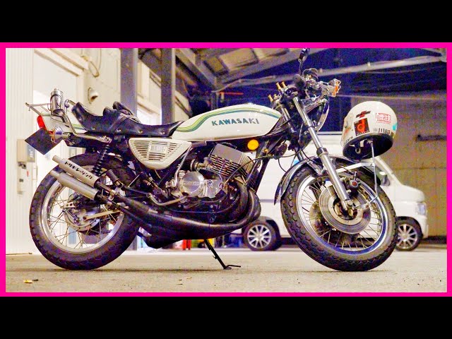 KAWASAKI KH400 ゼンシンチャンバー ［音］ - YouTube