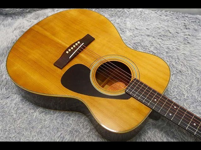 Vintage 1970's made Yamaha Acoustic Guitar FG-152 Orange Label