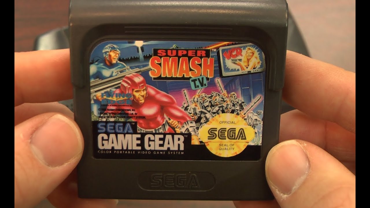 Classic Game Room - SUPER SMASH TV review for Sega Game Gear - YouTube