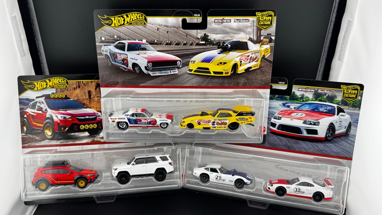 FIRST LOOK: New Hot Wheels Car Culture 2-Packs - Supras, Subarus