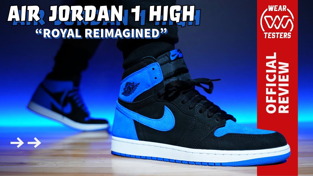 Air Jordan 1 High OG Royal Reimagined - YouTube