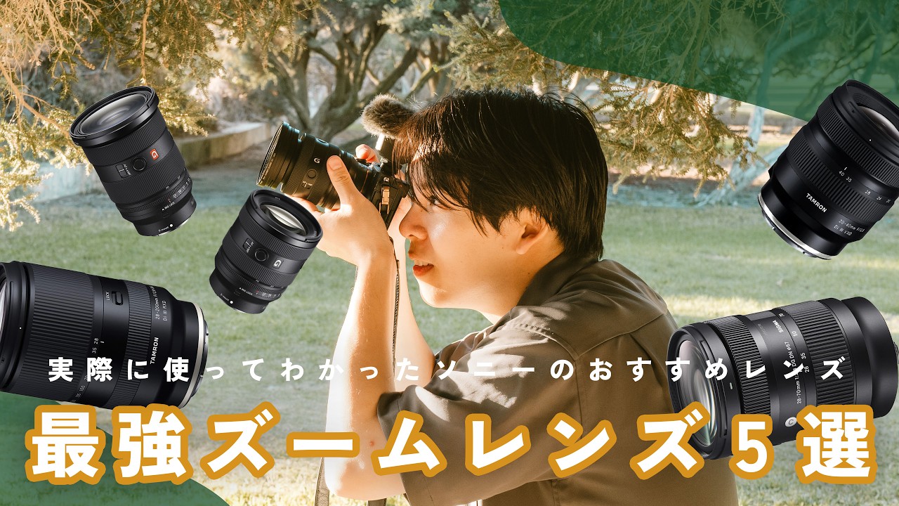 2024] These are the recommended standard zoom lenses for the Sony