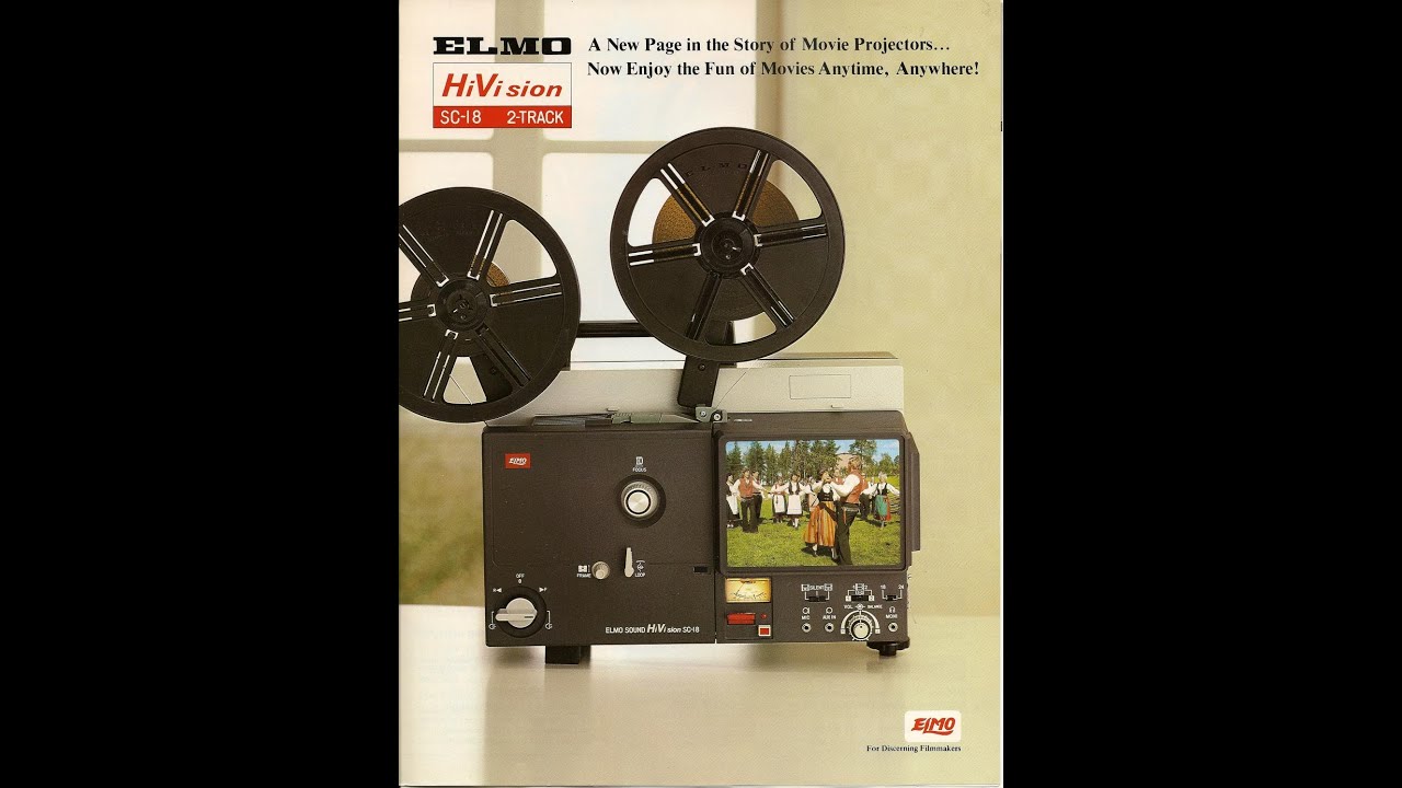 Elmo Sound Hi-Vision SC-18 M 2-Track Projector Super 8 - YouTube