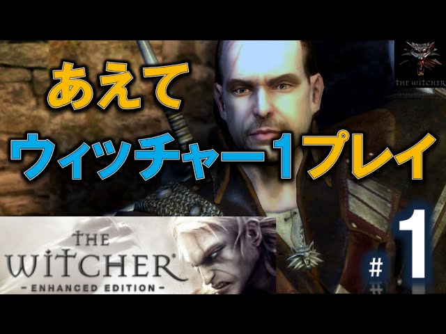 高画質】あえてWitcher 1（ウィッチャー1）日本語実況プレイ#1「重厚な