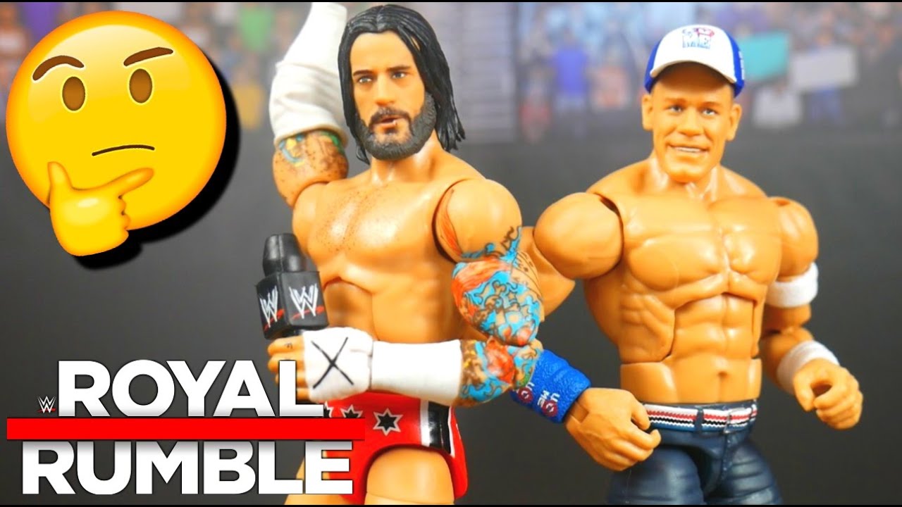 WWE ELITE CM PUNK & JOHN CENA ROYAL RUMBLE 2026 ACTION FIGURE