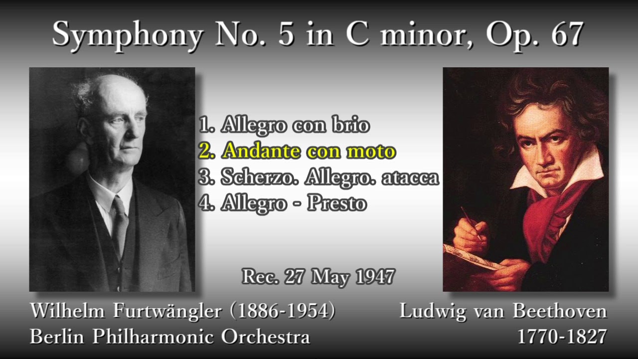Beethoven: Symphony No. 5, Furtwängler & BPO (1947) ベートーヴェン