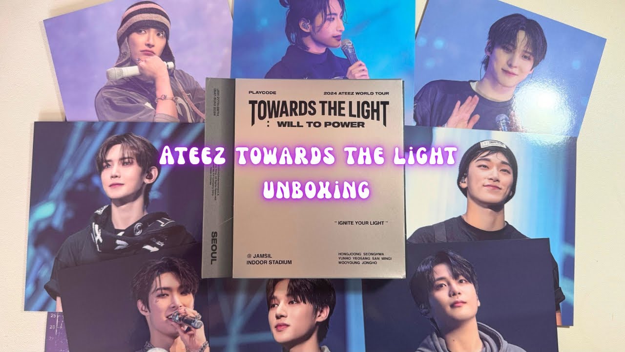 Ateez Towards The Light : will to power tour playcode ver unboxing