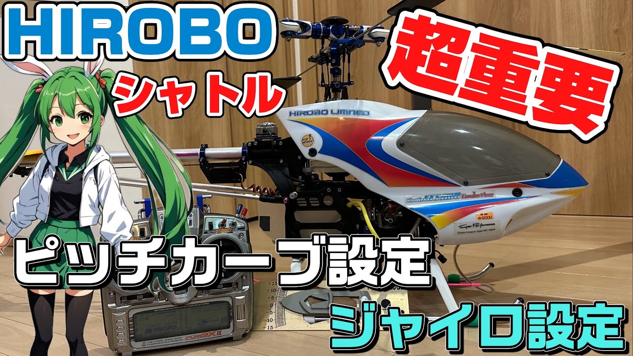 Hirobo Shuttle Skadi Radio Control Helicopter: Very Important