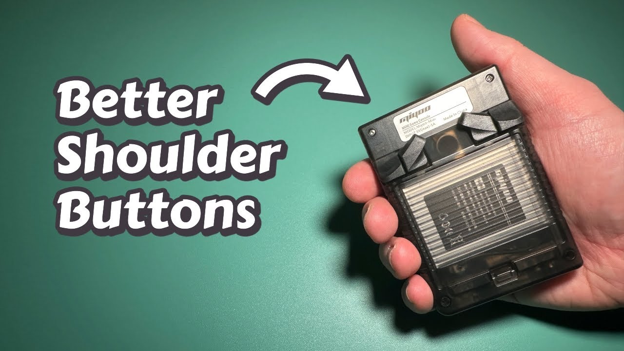 Miyoo Mini - Modding | Improve ergonomics with Better Shoulder