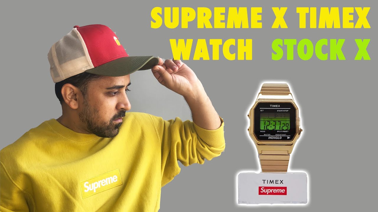 Supreme X Timex Digital Watch unboxing /Supreme Timex Review