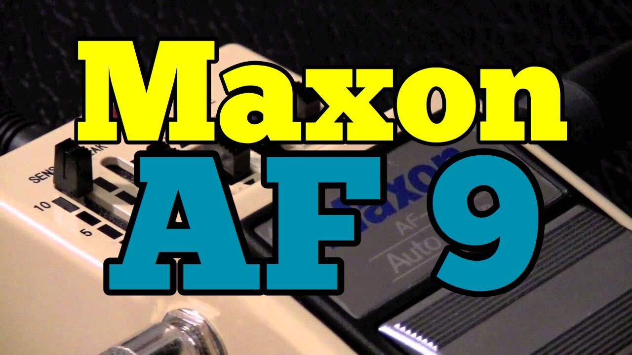 Maxon AF-9 Auto Filter Demo Auto Wah - Camilo Velandia - YouTube