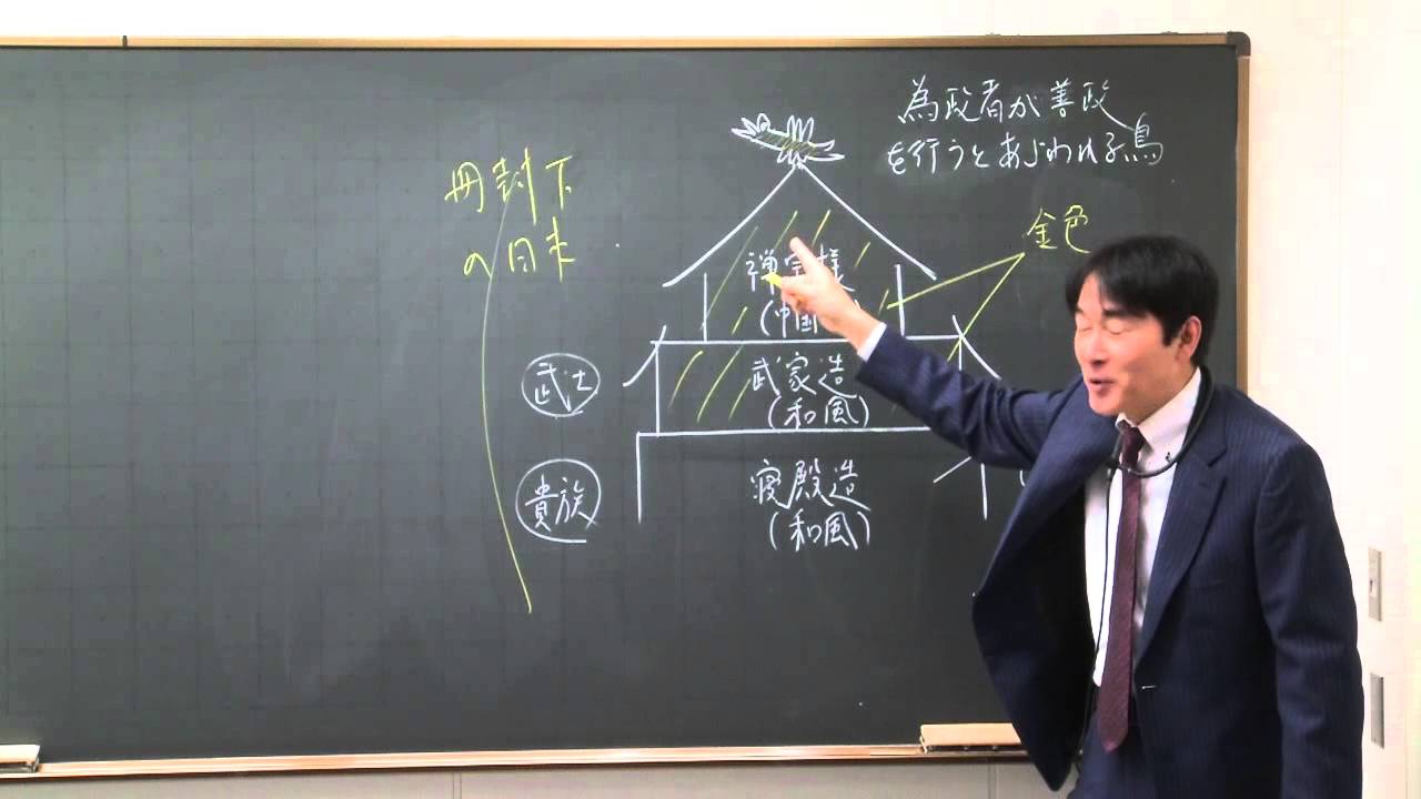 土屋文明講師 代ゼミ＜ミニ体験講座＞日本史 高1生対象 金閣は何故