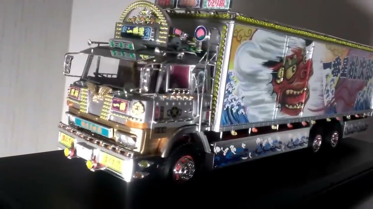 トラック野郎 プラモデル制作 アオシマ 1/32 トラック野郎 一番星 電飾