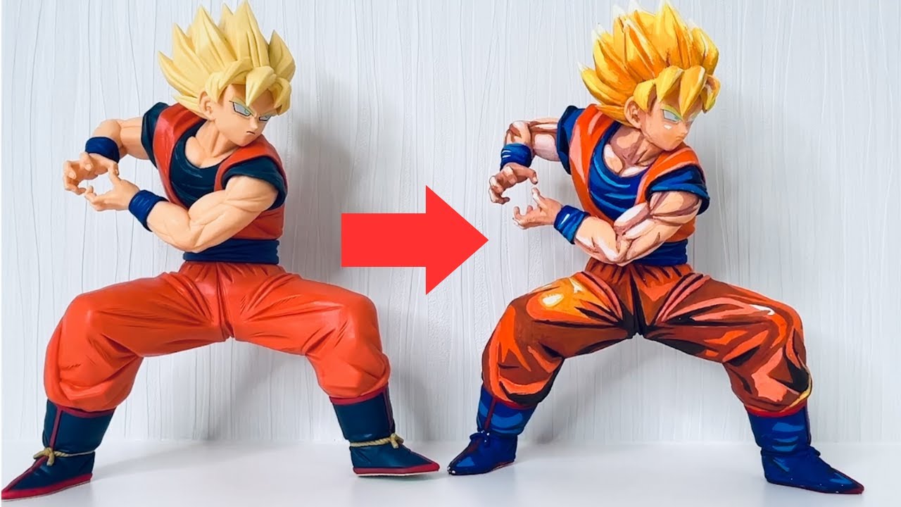 Figure repaint] The president repainted Grandista Son Goku in two