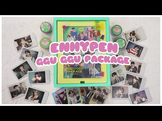 ✨ UNBOXING ENHYPEN GGU GGU DECO PACKAGE + Flip Through | 엔하이픈
