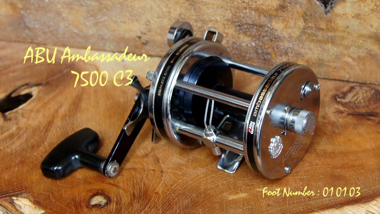 ABU Ambassadeur 7500C3 Pars listt パーツリスト 分解写真 - YouTube