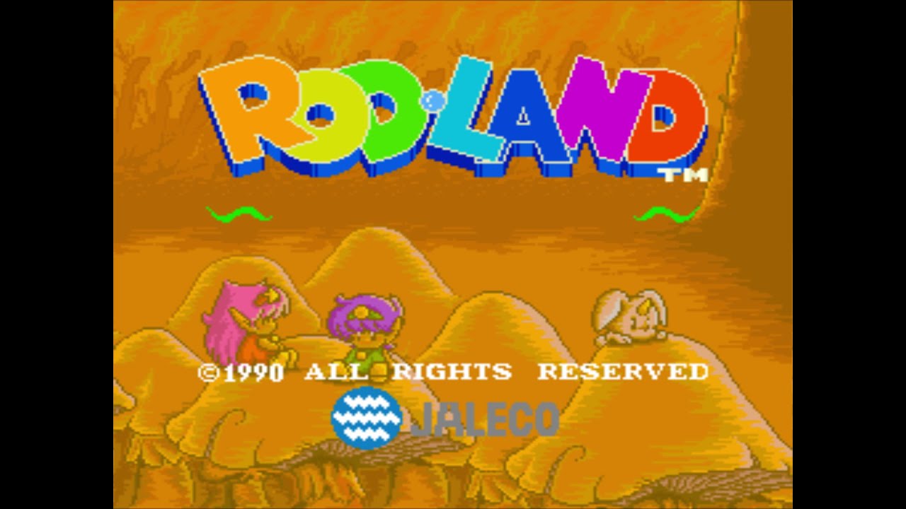 Rod Land (妖精物語ロッドランド). [Arcade - 1990, JALECO]. 1CC. No