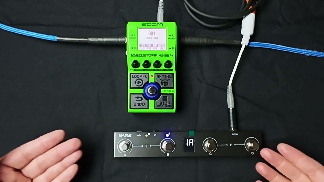 Zoom MS-90LP+ with Midi Footswitch - YouTube