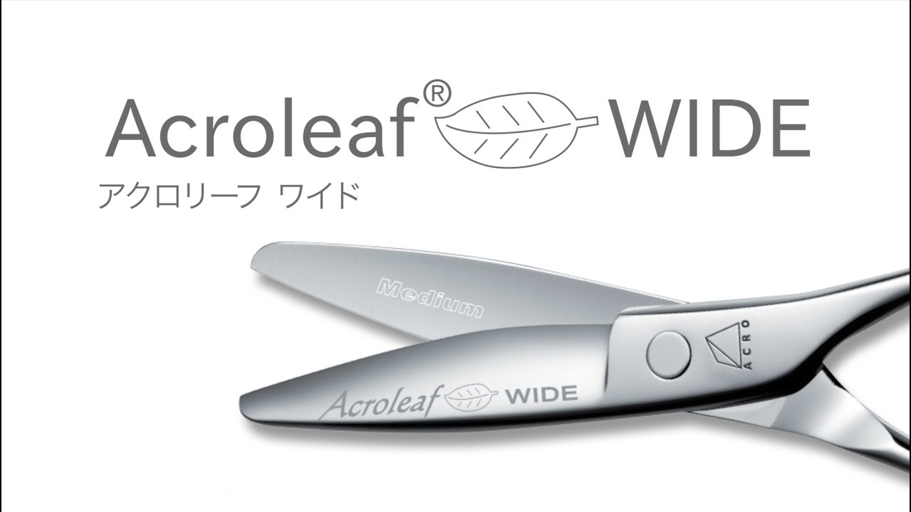 このなめらかさ、癖になる！スライドシザー・アクロリーフワイド - YouTube